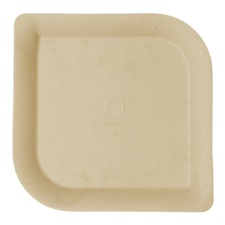 Assiette Bagasse et Bambou Naturel 15,0 cm (1.000 Utés)