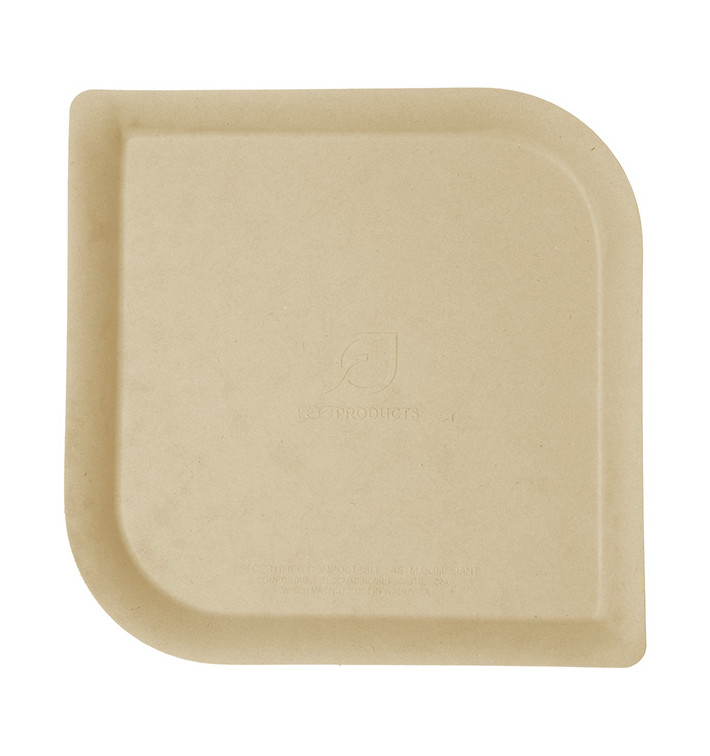 Assiette Bagasse et Bambou Naturel 23,8 cm (50 Utés)