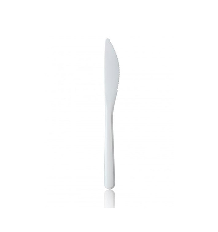 Couteau Plastique Premium Blanc 185mm 