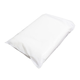 Bavoir Enfant avec Poche Blanc 33x28cm (100 Utés)