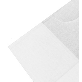 Bavoir Enfant avec poche Blanc 33x28cm (1000 Utés)