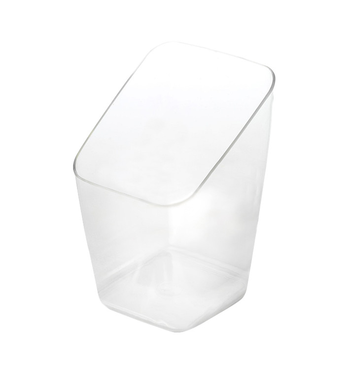 Plastic PS proefbeker transparant 4x4x7cm (200 stuks)