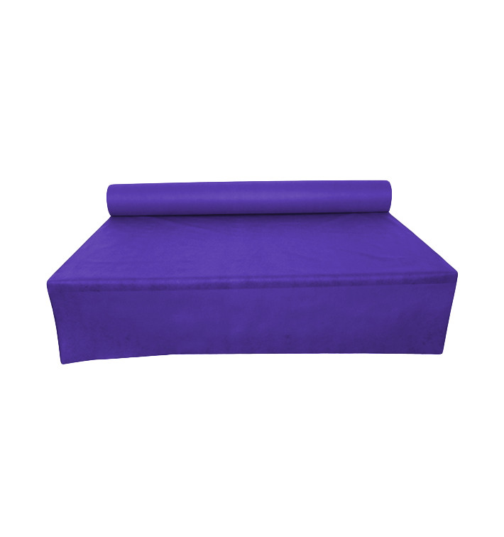 Nappe en rouleau PP Non Tissé Lilas 1,2x50m 50g (6 Unités)