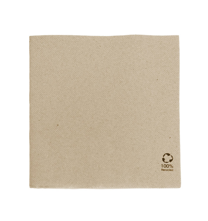 Serviette Papier Kraft 2E Molletonnée 33x33cm (50 Utés)