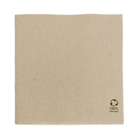 Serviette Papier Kraft 2E Molletonnée 33x33cm (100 Utés)