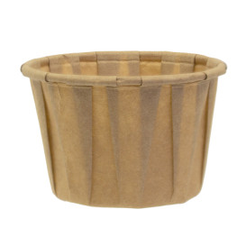 Pot Papier Kraft Plissé de 60ml (5000 Unités)