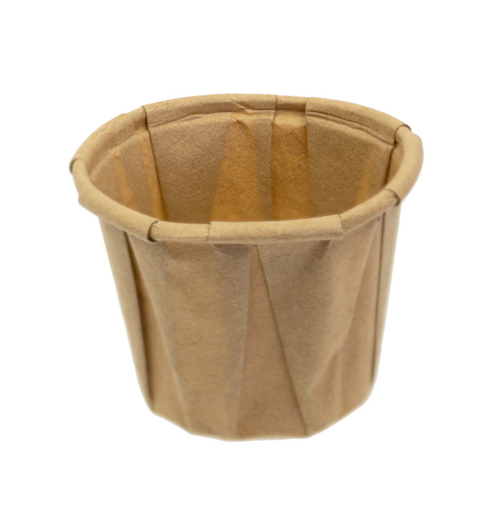 Pot Papier Kraft Plissé de 22ml (250 Unités)