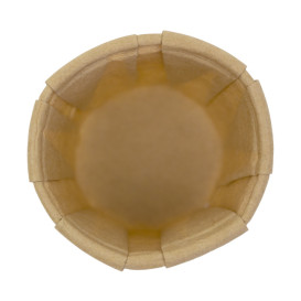 Pot Papier Kraft Plissé de 22ml (250 Unités)