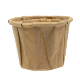 Pot Papier Kraft Plissé de 22ml (250 Unités)