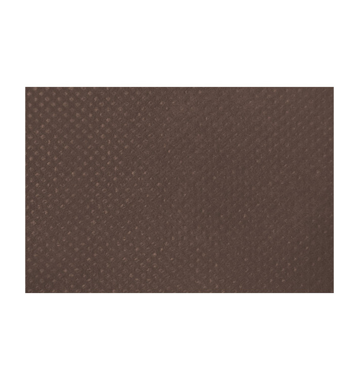 Chemin de Table PP Non Tissé 40x100cm Marron 50g (500 Utés)