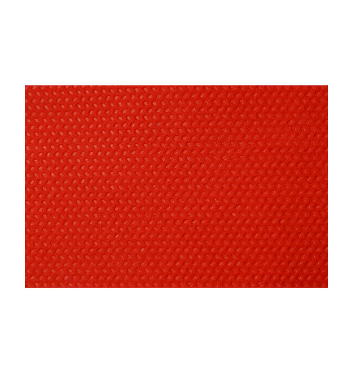 Chemin de Table PP Non Tissé 40x100cm Rouge 50g (500 Utés)