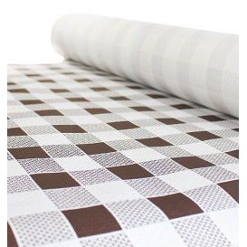 Nappe en papier en Rouleau Carré Marron 1x100m 40g (6 Unités)