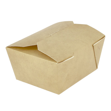 Boîte Américaine Kraft 10,7x8,65x6cm 500ml (50 Utés)