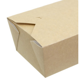 Boîte Américaine Kraft 11,8x9x6,3cm (25 Utés)