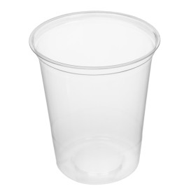 Récipient Compostable PLA Transparent 940ml (500 Utés)