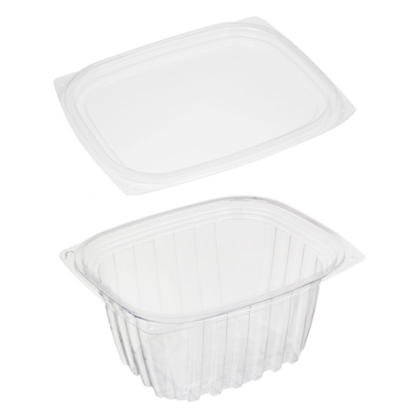 Emballage Compostable PLA avec Couvercle 470ml (300 Utés)