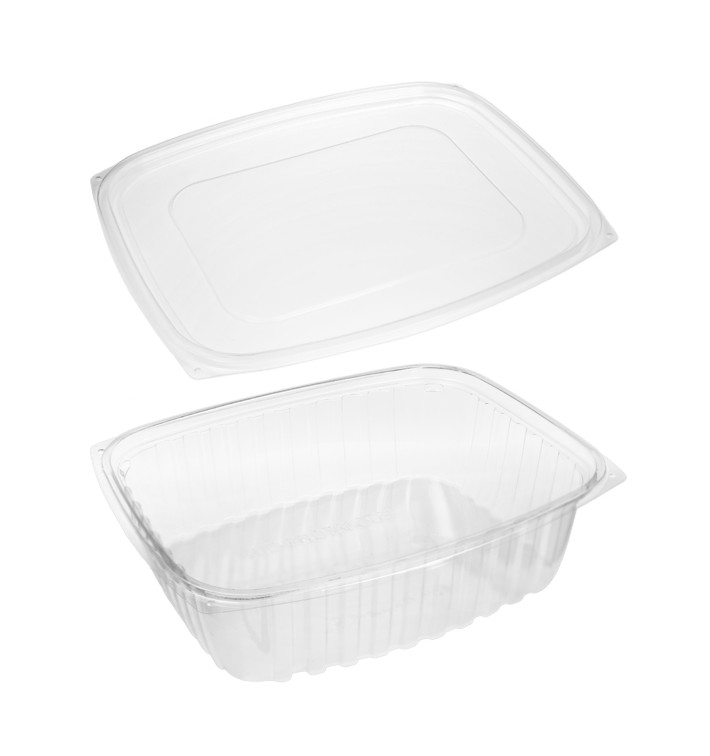 Emballage Compostable PLA avec Couvercle 1420ml (50 Utés)