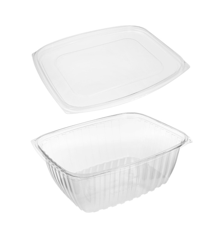 Emballage Compostable PLA avec Couvercle 1890ml (200 Utés)