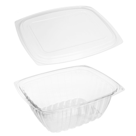 Emballage Compostable PLA avec Couvercle 940ml (50 Utés)