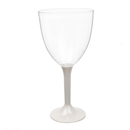 Verre à Vin Réutilisable PS Pied Beige 300ml 2P (20 Utés)