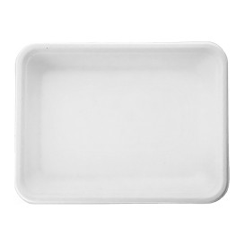 Plateau Bio en Canne à Sucre 196x147x27mm (50 Unités)