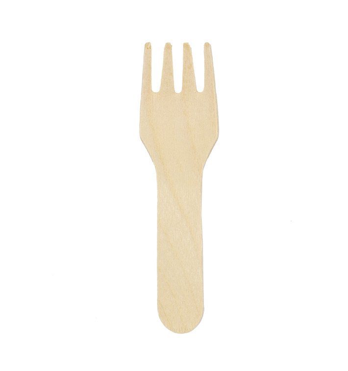 Mini Fourchette en Bois 7,5cm (2.400 Utés)