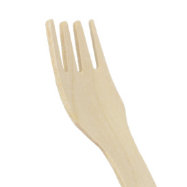 Mini Fourchette en Bois 7,5cm (2.400 Utés)