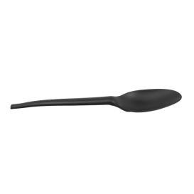 Cuillère Biodégradable CPLA Noir 16,5cm (25 Utés)