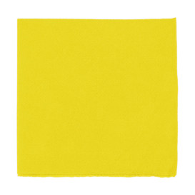 Serviette en Papier Micro Point 20x20cm Jaune (90 Utés)