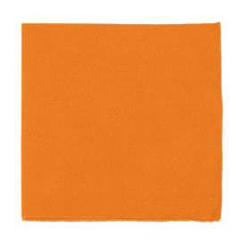 Papieren servet Micropunt oranje 20x20cm 2C (100 stuks) 