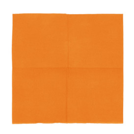 Serviette en Papier Micro Point 20x20cm Orange (100 Utés)