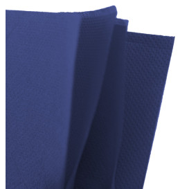 Papieren servet Micropunt blauw 20x20cm 2C (100 stuks) 