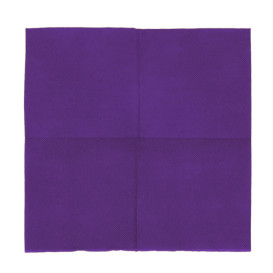 Serviette en Papier Micro Point 20x20cm Violet (2.400 Utés)