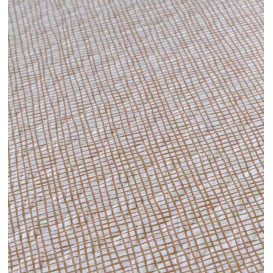 Nappe en papier 1x1m "Entre Lignes" Marron 40g/m² (400 Utés)