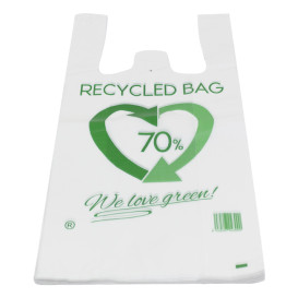 Plastic Hemddraagtassen 70% Gerecycled 30x40cm 50µm (1.500 stuks)