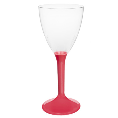 Verre à Vin Réutilisable PS Pied Coral 180ml 2pcs (200 Utés)