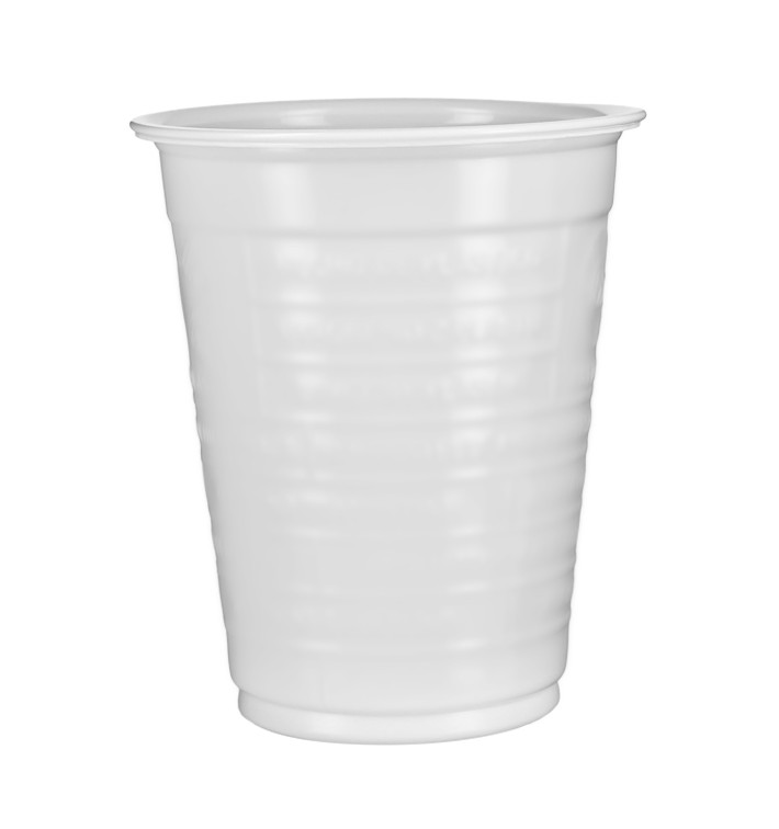 Gobelet Plastique PS Blanc 200ml Ø7,0cm (3.000 Utés)