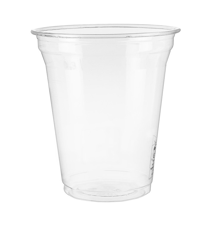 Stof gebaseerd op Maizena PLA beker  Bio transparant 450ml Ø9,5cm (75 stuks) 