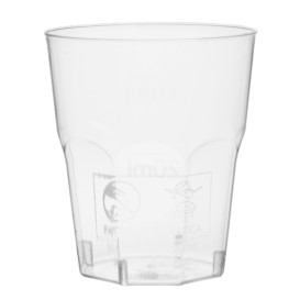 Verre Plastique à Shot Transp. PS Ø45mm 50ml (50 Utés)