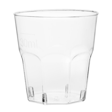 Verre Réutilisable PS Cristal Shot Transp. 30ml (50 Utés)