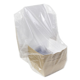 Boîte en Carton Kraft avec Fenêtre 140x140x50mm (25 Utés)