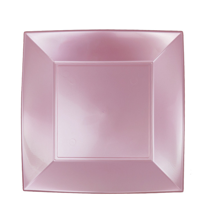 Assiette Plastique Réutilisable Plate Violet Pearl PP 230mm (300 Utés)