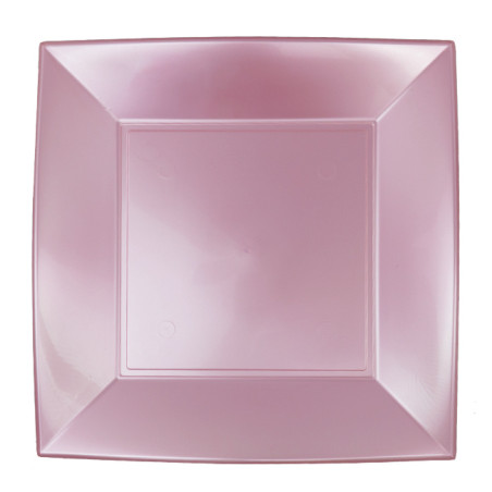 Assiette Plastique Réutilisable Plate Violet Pearl PP 230mm (300 Utés)