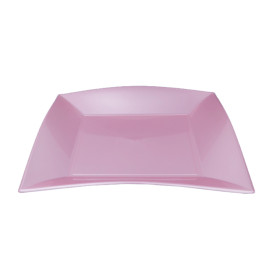 Assiette Plastique Réutilisable Plate Violet Pearl PP 230mm (300 Utés)