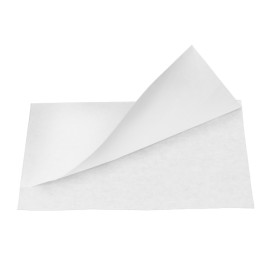 Papieren zak Vetvrij open 20x13/10cm wit (5000 stuks)