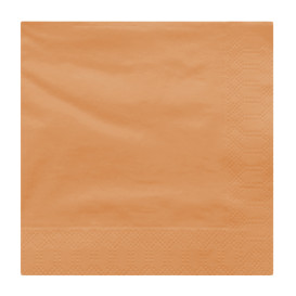 Serviette en Papier Ouate 40x40cm Saumon (1.200 Utés)