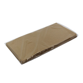 Papieren deli wrap Vetvrij Naturel 25x13/10cm (100 stuks) 