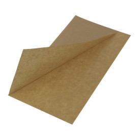 Papieren deli wrap Vetvrij Naturel 25x13/10cm (4000 stuks)