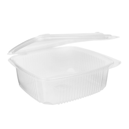 Boîte avec charnière PP Transparent 1200ml 190x185mm (50 Utés)