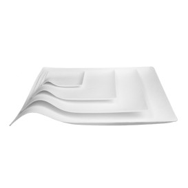 Assiette Wasara Biodégradable Kaku S 80x80x17 mm (400 utés)